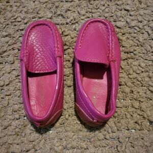 NWOT KIDS/ GIRLS TODDLER AHCITYAH FLAT SHOES PINK SIZE 6.5